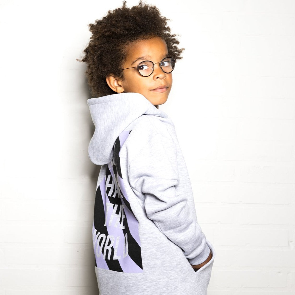 Sometime Soon Boy's Grey Melange Moreno Hoodie